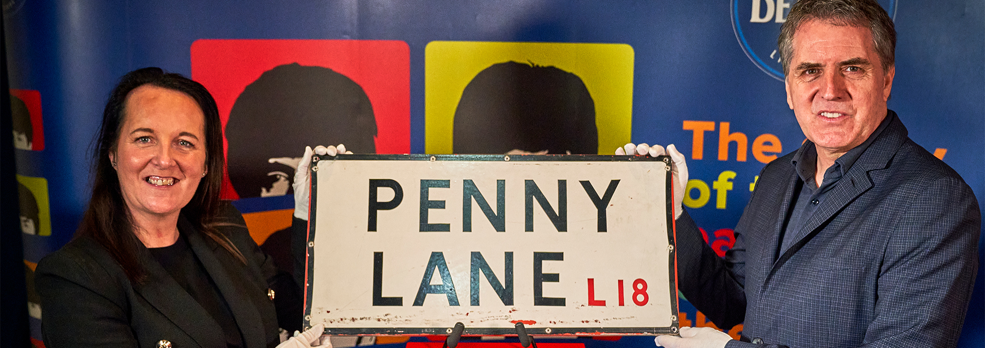 Penny Lane sign goes on display at The Beatles Story Museum Liverpool