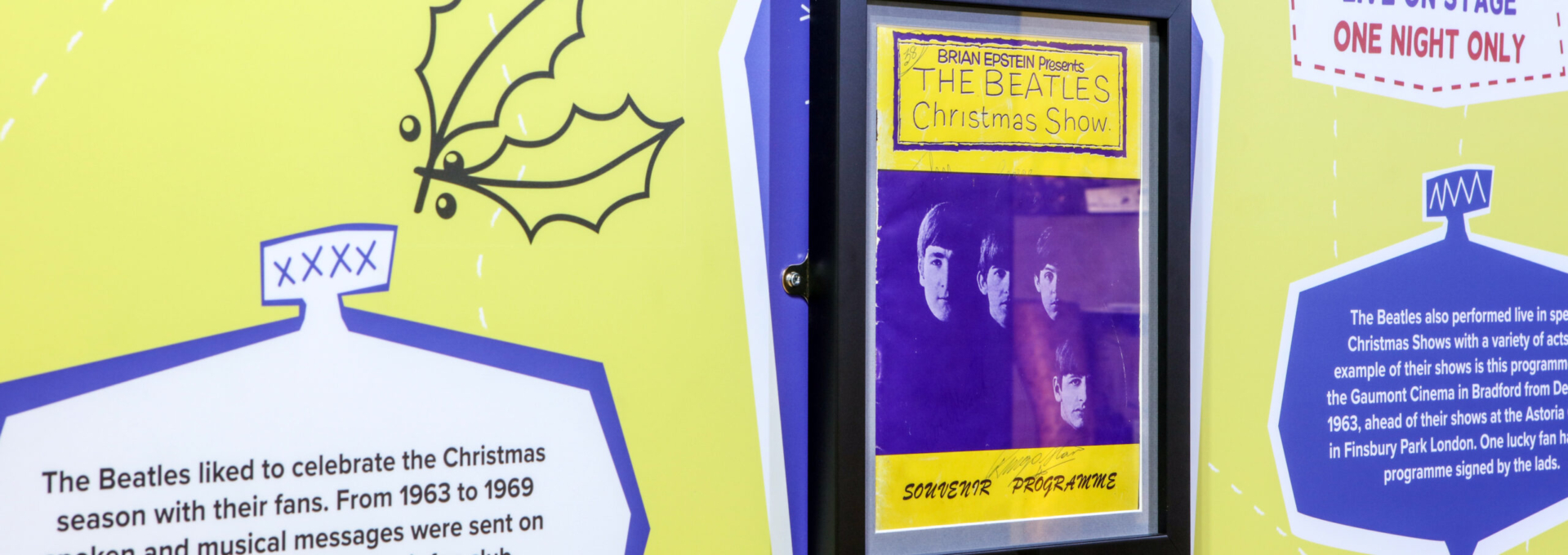 The Beatles Christmas Show signed programme