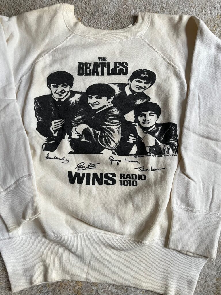 Merle Frimark Beatles sweatshirt 1963. Photo-©-Merle-Frimark