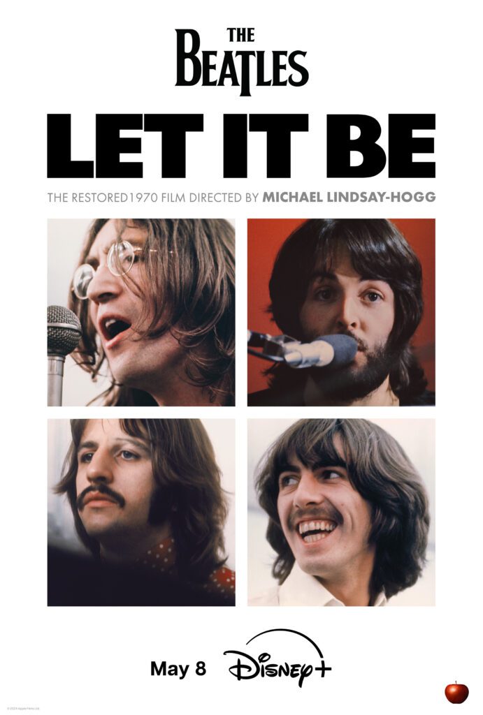 beatles disney plus let it be documentary poster