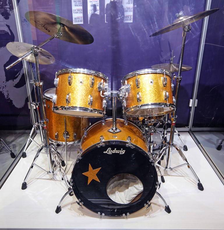Ringo Starr's 'Concert For George' sparkle drum kit