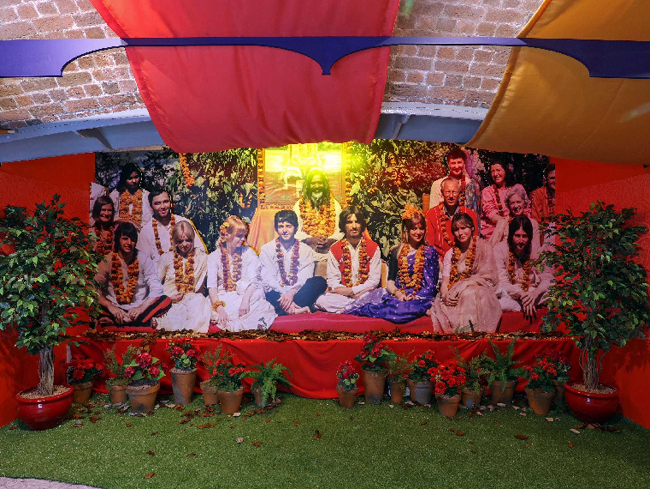 Beatles In India exhibit at The Beatles Story Museum, Liverpool