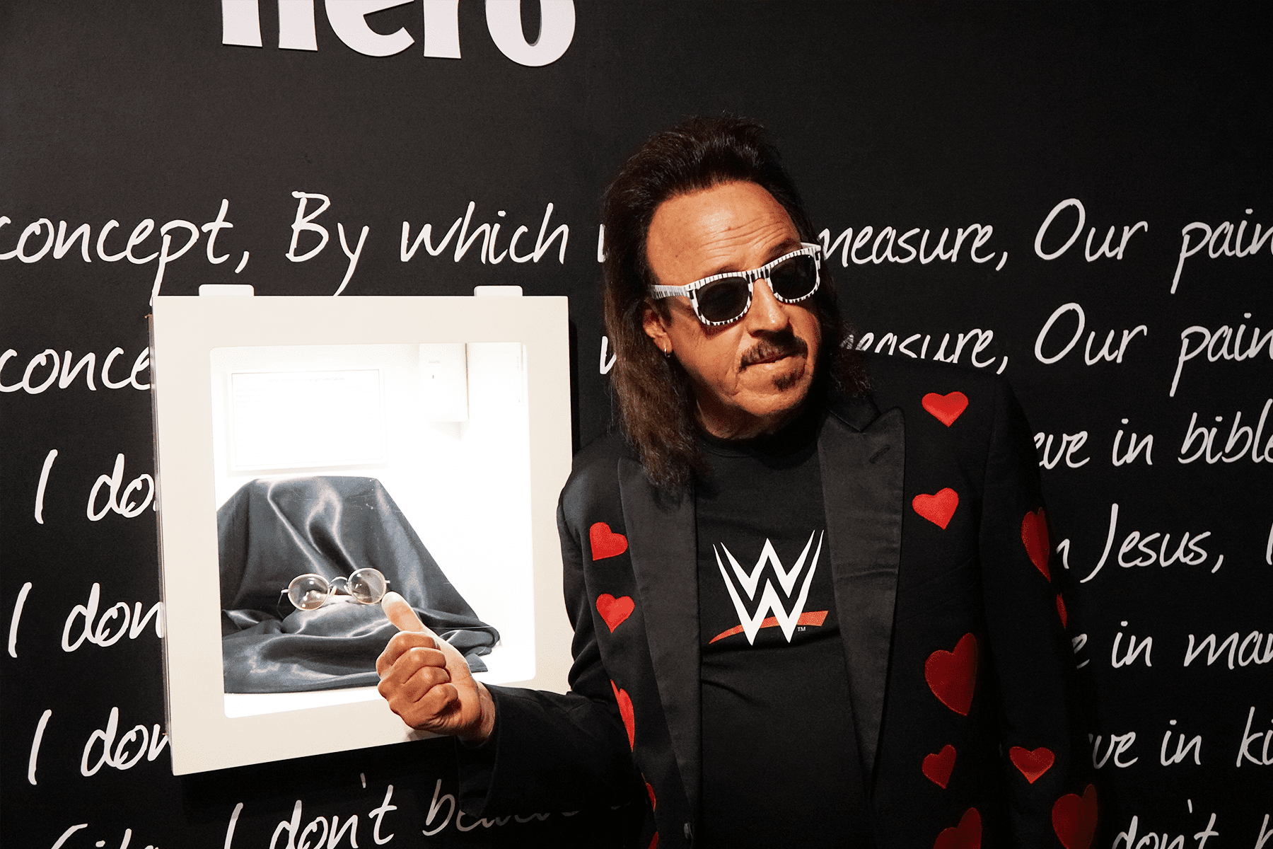 WWE legend Jimmy Hart visits The Beatles Story