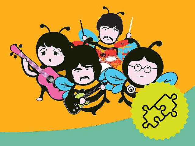 A Bee-tles Crossword!