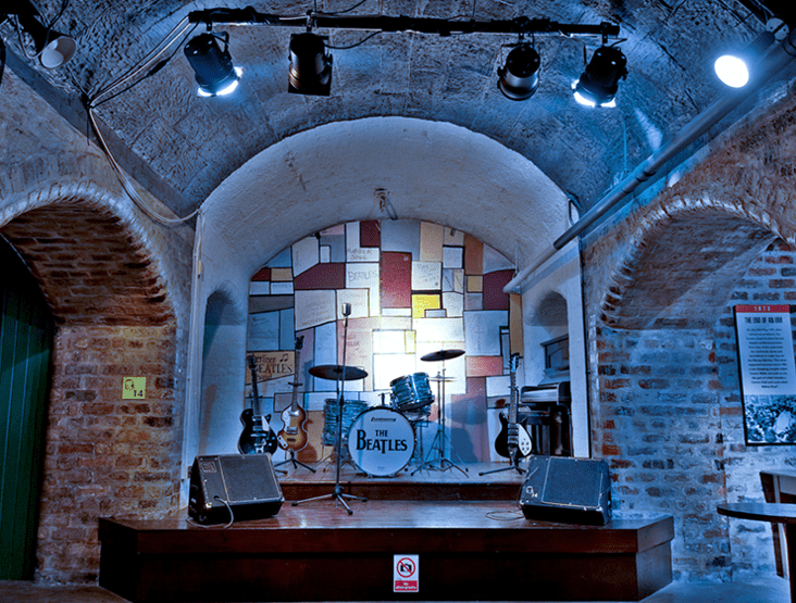 Picture: The replica Cavern Club, part of The Beatles Story's main exhibition.