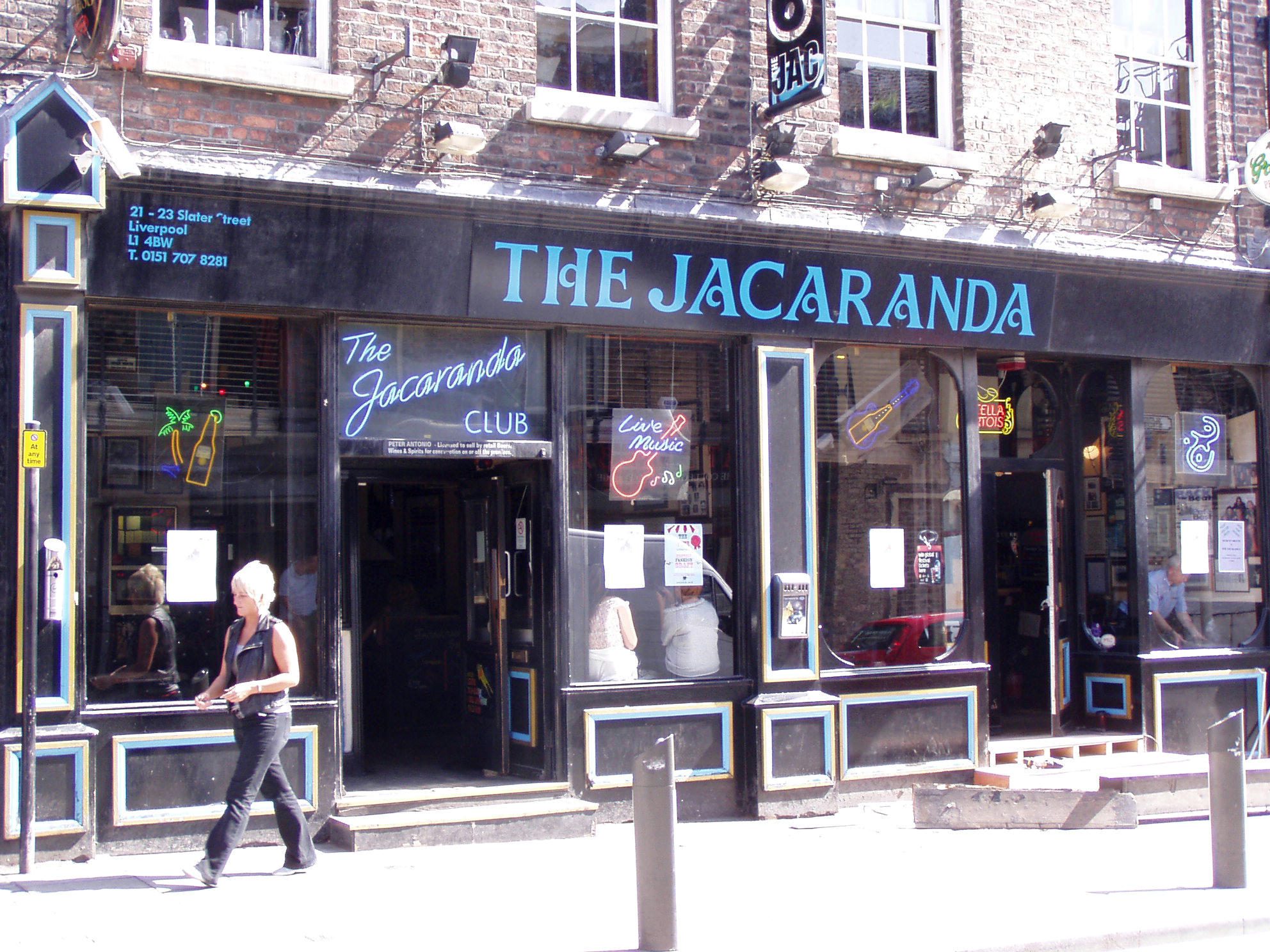 The Jacaranda. Club, Liverpool.