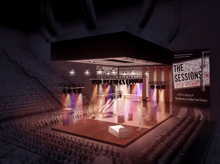 A model of the studio replica.