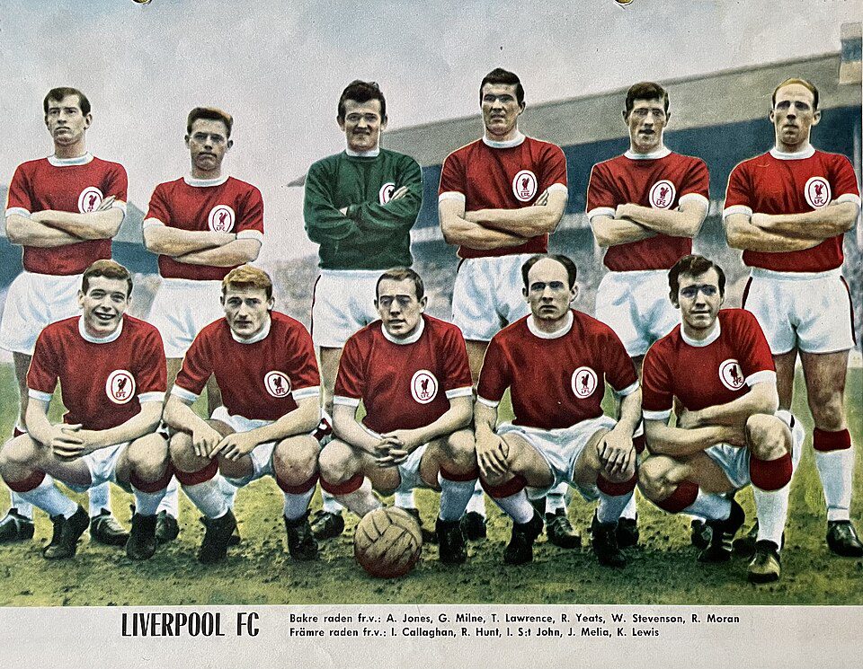 The Liverpool FC squad for the 1963-64 season.