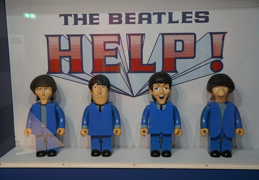 The Beatles Story Discovery Zone is home to these eye-catching Beatles Kubrick figures, created by Japanese toy company MediCom Toy